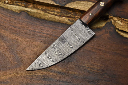 8.0" Handmade Damascus Steel Kitchen Chef Knife – Full Tang Blade