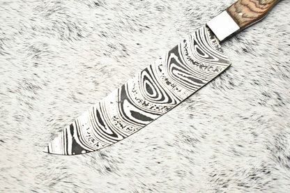 Fine Custom Handmade Damascus Steel Blade Chef Knife – Full Tang