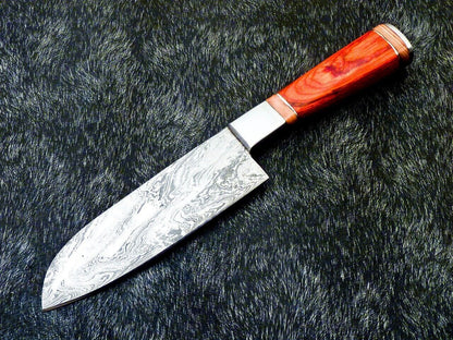 11" CUSTOM HAND FORGED DAMASCUS STEEL CHEF KNIFE KITCHEN KNIFE CHEF KNIFE