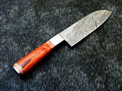 11" CUSTOM HAND FORGED DAMASCUS STEEL CHEF KNIFE KITCHEN KNIFE CHEF KNIFE