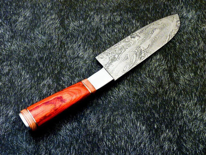 11" CUSTOM HAND FORGED DAMASCUS STEEL CHEF KNIFE KITCHEN KNIFE CHEF KNIFE