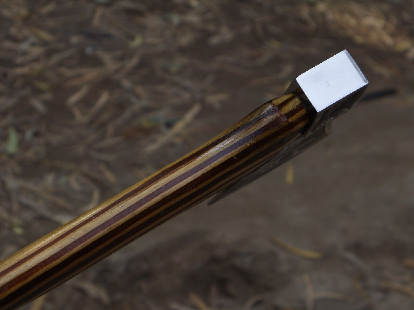 Hand Forged Viking Axe 18 Inch Carbon Steel Tomahawk with Ash Wood Handle and Leather Sheath