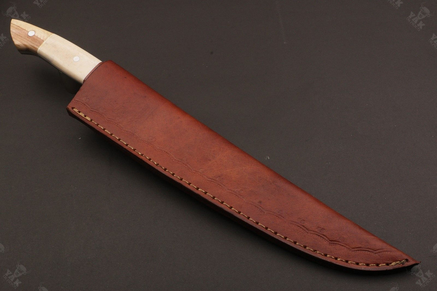 14" Custom Handmade D2 Steel Fillet Knife Custom Fillet Knife & Sharp Fillet Knife W/Sheath