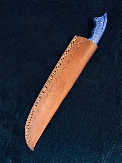 13" Custom Handmade Fire Damascus Fillet Knife Damascus Steel Fillet Knife Kitchen