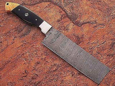 Handmade Damascus Chef Knife Set – 4-Piece Custom Kitchen Knives