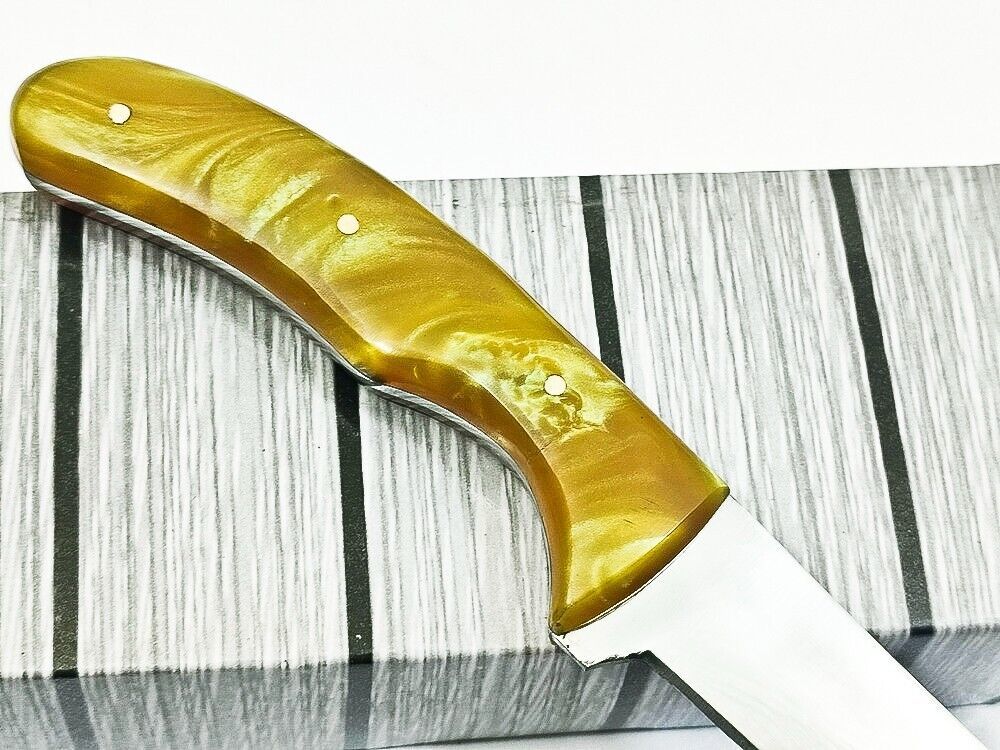 Handmade D2 Steel Blade Best Fillet Knife Custom Fillet Knife Full Tang Knife W/Sheath