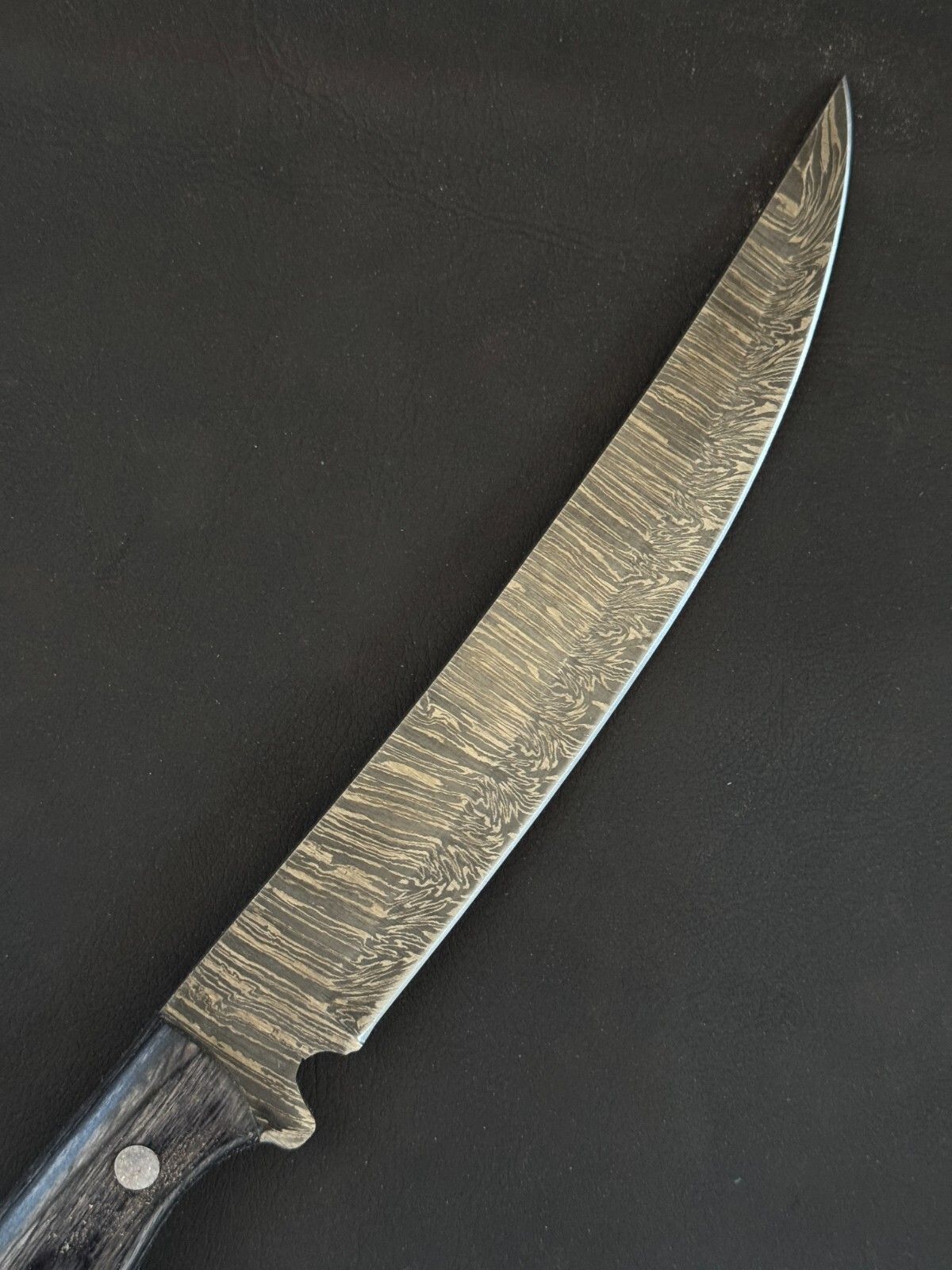 Handcrafted 12" Damascus Fillet Knife Premium Custom Fillet Knife for Kitchen W/Sheath