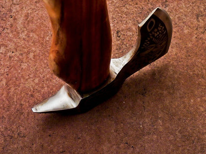 Hand Forged Viking Tomahawk Axe 18 Inch High Carbon Steel Bearded Hatchet with Wood Handle and Leather Sheath