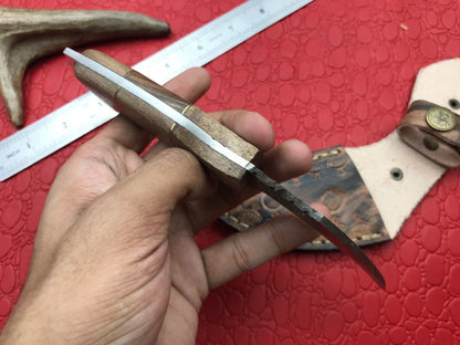 Best 8" Damascus Karambit Knife Full Tang Damascus Steel Karambit with Wood Handle