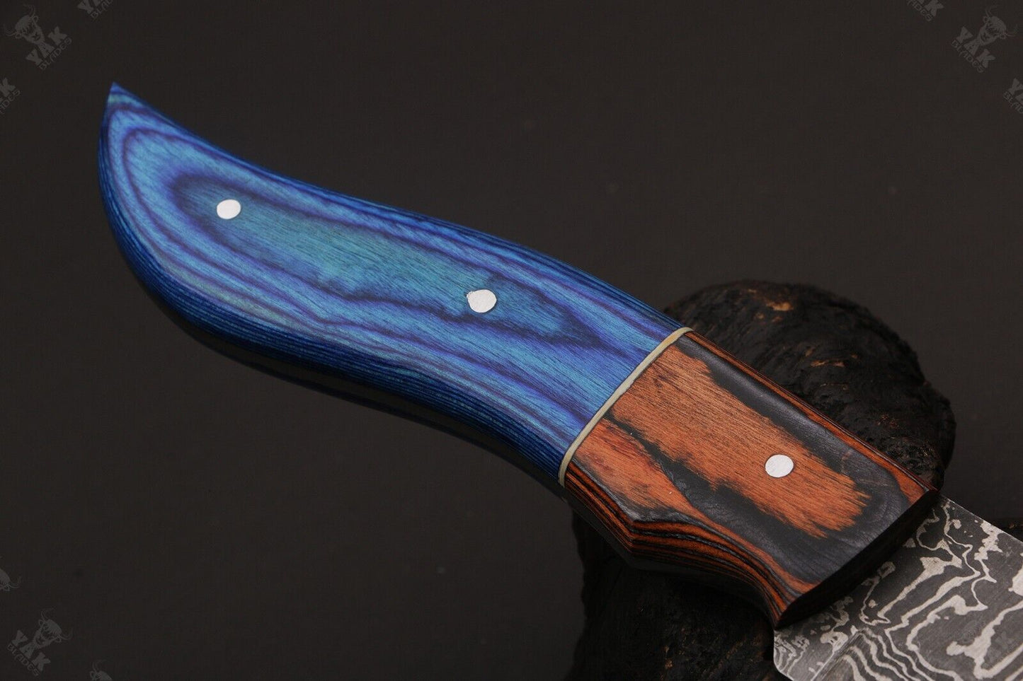 13" Custom Handmade Damascus Fillet Knife Handmade Fillet Knives With Leather Sheath