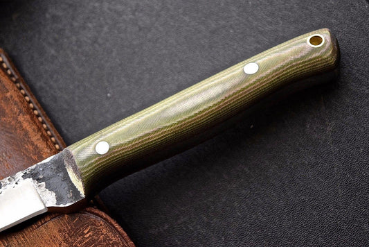 Custom Handmade Hammered D2 Bird Fish Fowl Fillet Knife Best Fillet Knife W/Sheath