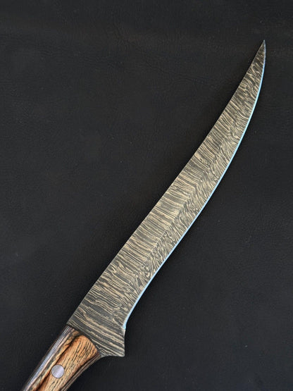Premium 13" Damascus Fillet Knife Handmade Custom Fillet Knife for Kitchen