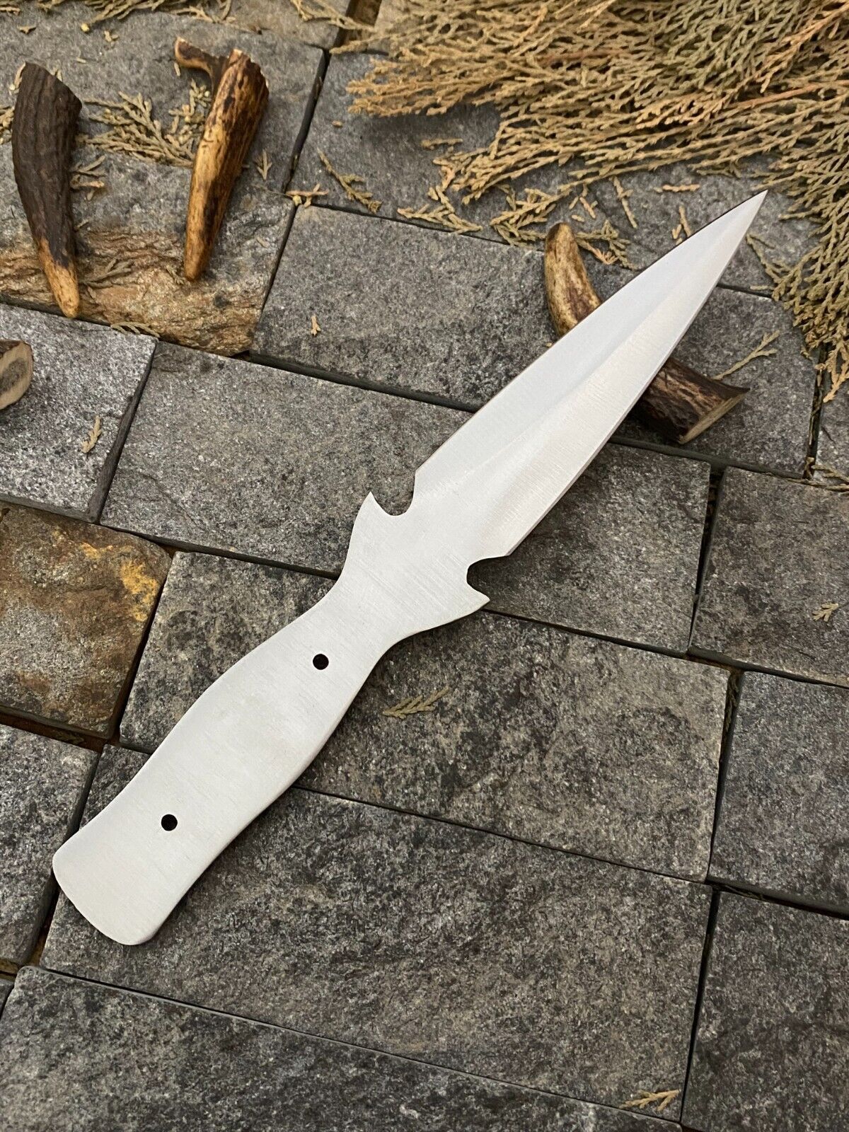 10 Inch Railroad Spike Steel Dirk Knife with Full Tang Construction