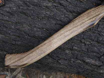 18 Inch Hand Forged Viking Tomahawk with Ash Wood Handle and Leather Sheath