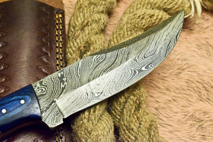 The Silent Stag: A Rare Damascus Art Piece Forged for the Hunt