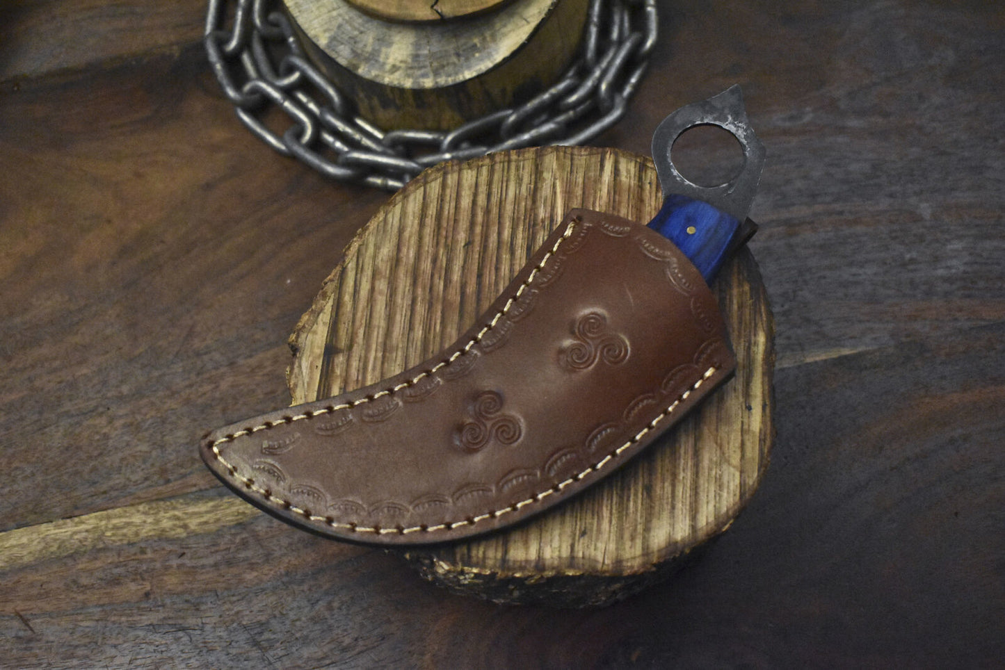 8"Handmade D2 Steel Karambit Knife Best Karambit Knife With Wood Handle