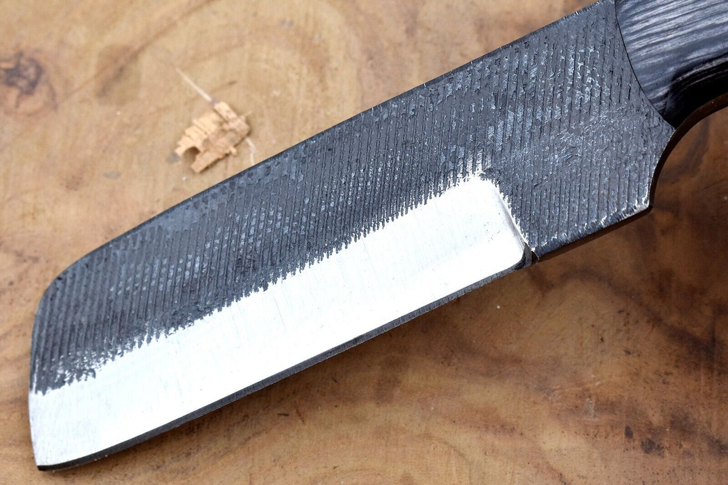 Custom Handmade Carbon Steel Bull Cutter Knife W/Sheath Cowboy Bull Cutter Knife