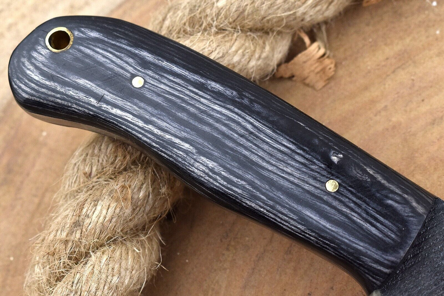 Custom Handmade Carbon Steel Bull Cutter Knife W/Sheath Cowboy Bull Cutter Knife