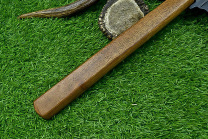 Authentic Viking Axe – Handcrafted J2 Steel Battle-Ready Hatchet Axe with Leather Sheath