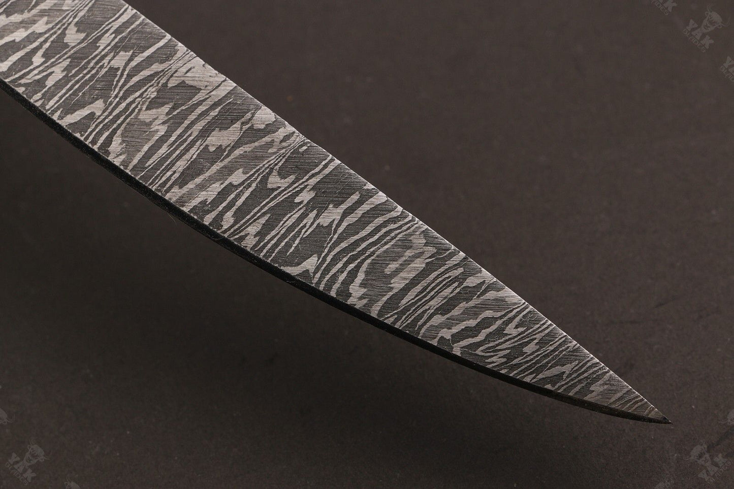 13" Custom Handmade Fire Damascus Steel Fillet Knife Damascus Fillet Knife W/Sheath