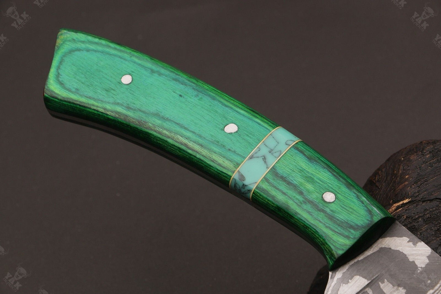 13" Handmade Damascus Steel Fillet Knife Best Fillet Knife With Leather Sheath