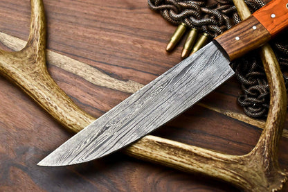 Artisan Hand Forged Damascus Steel Chef Knife – Full Tang, Handmade Excellence