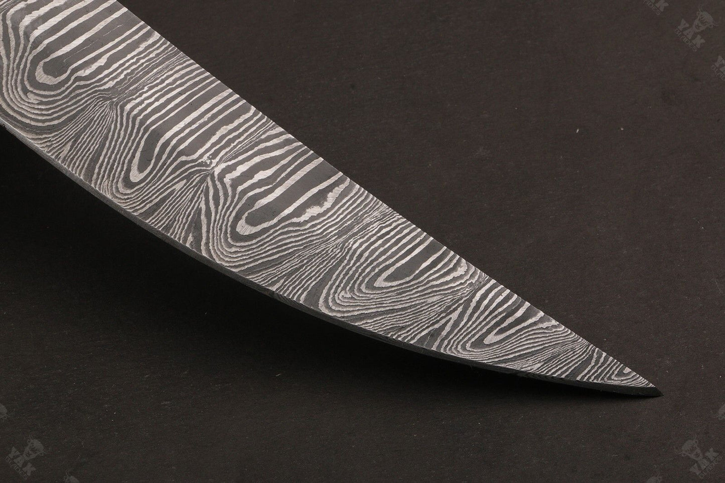 12" Handmade Twist Damascus Fillet Knife & Damascus Steel Fillet Knife With Wood Handle