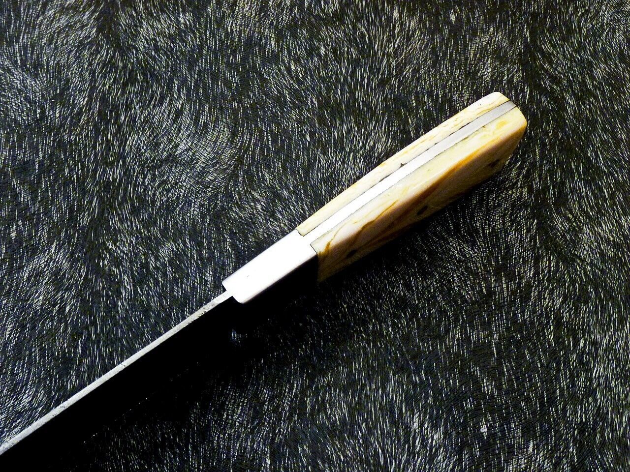 13" Custom Handmade Damascus Steel Chef Knife – Kitchen Full Tang with Resin Handle