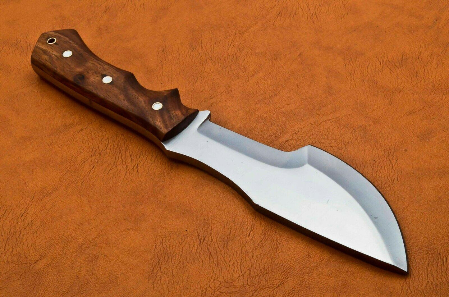 13 Inch Handmade D2 Steel Tracker Hunting Bowie Knife with Rosewood Handle