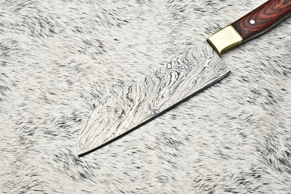 Cutlery Salvation Handmade Damascus Steel Full Tang Chef Knife – 11" Professional Kitchen Blade