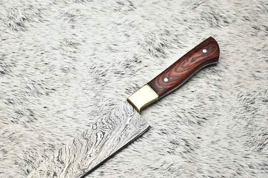 Cutlery Salvation Handmade Damascus Steel Full Tang Chef Knife – 11" Professional Kitchen Blade