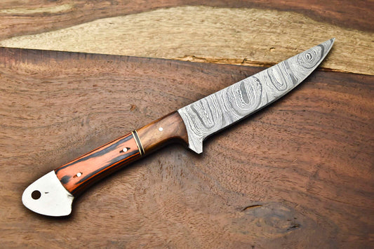Damascus Steel Blade Chef Knife – Full Tang Sport Knife