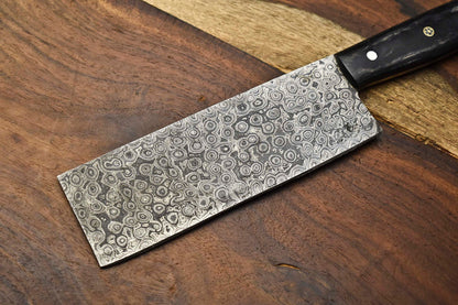 Rare Custom Handmade Damascus Steel Kitchen Full Tang Chef Knife