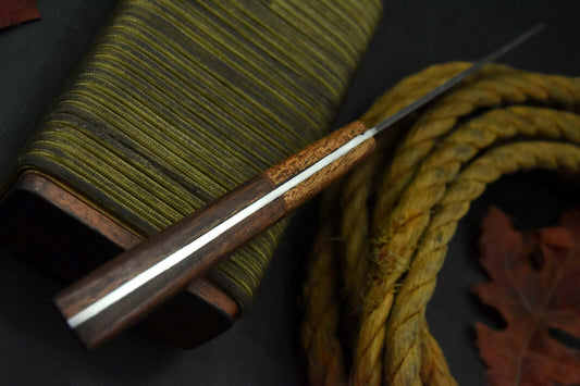 Custom 10.7" OAL Damascus Steel Chef Knife Handmade with Walnut Handle