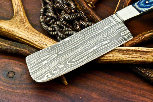 Handmade Damascus Steel Chef Kitchen Chopper Knife | Full Tang Hardwood Handle