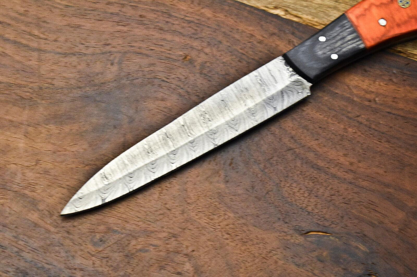 Custom Handmade Damascus Steel Chef Knife Full Tang Professional Kitchen Blade