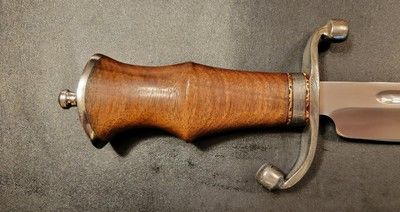 Custom Handmade 12" D2 Tool Steel Bowie Hunting Knife with Burl Wood Handle – Full Tang Fixed Blade
