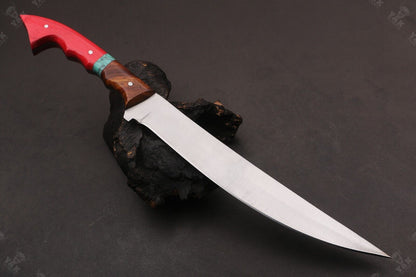 13.5" Custom Handmade D2 Steel Fillet Hunting Knife Best Fillet Knife & Custom Fillet Knife