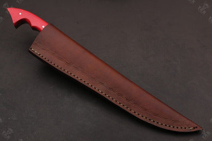 13.5" Custom Handmade D2 Steel Fillet Hunting Knife Best Fillet Knife & Custom Fillet Knife