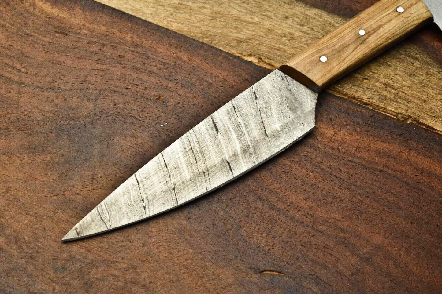 Handmade Damascus Blade Kitchen Full Tang Chef Knife – Premium High Carbon Steel