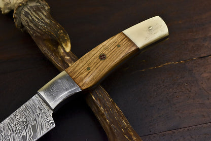 Damascus Steel Kitchen Chef Knife – Multi-Purpose Cooking & Camping Knife