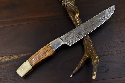 Damascus Steel Kitchen Chef Knife – Multi-Purpose Cooking & Camping Knife