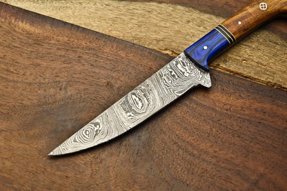 Rare Custom Handmade Damascus Steel Blade Kitchen Full Tang Chef Knife, Perfect for Professional and Home Use