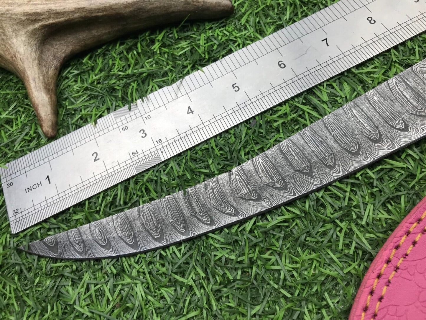 14" Hand Forged Damascus Fillet Knife Custom Fillet Knife with Sheath