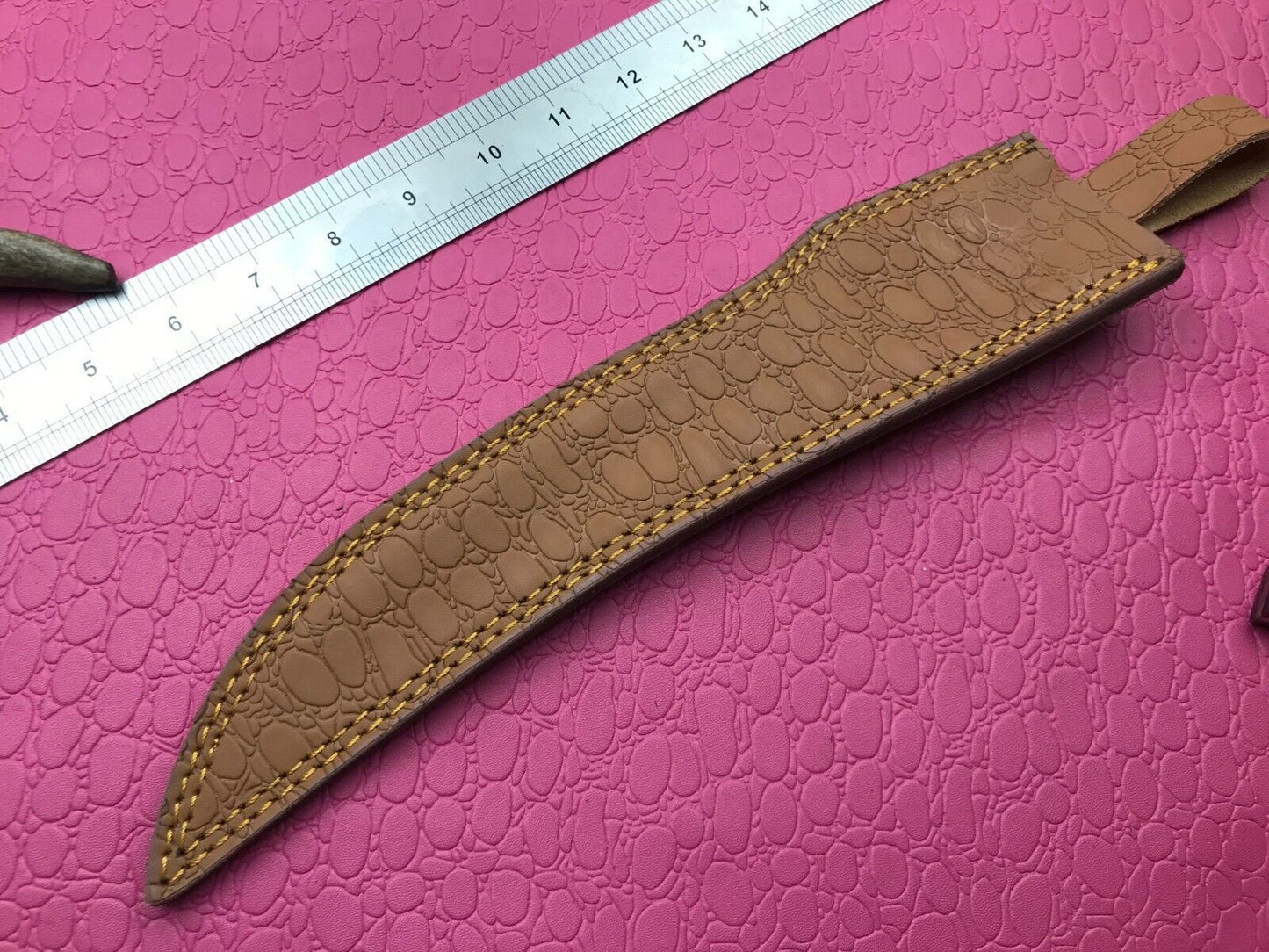 14" Handmade Damascus Fillet Knife Damascus Steel Fillet Knife W/Sheath