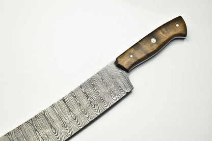 Cutlery Salvation Handmade Damascus Blade Kitchen Full Tang Chef Knife