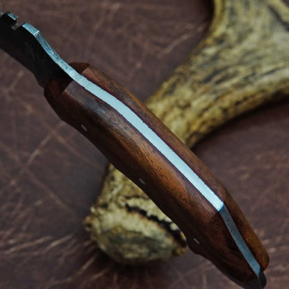 10"Handmade Best Karambit Knife Damascus Karambit Knife Double Edge With Wood handle