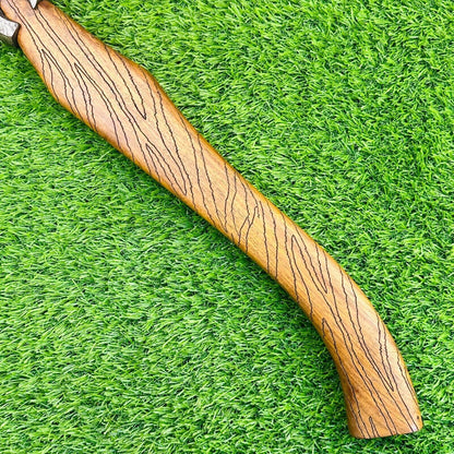 Custom Handmade Viking Tomahawk – High Carbon Steel Engraved Axe