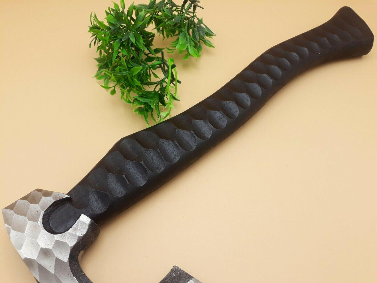 Rare Custom Handmade D2 Damascus Blade Viking TomaHawk Axe – 18-Inch Collector’s Edition