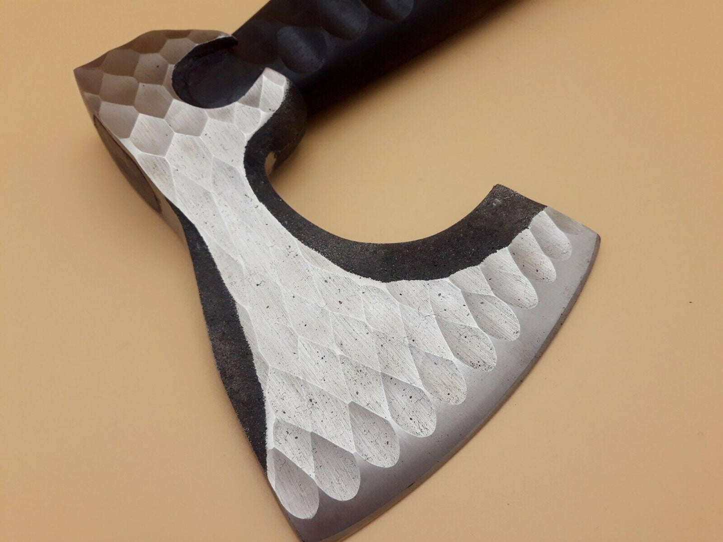 Rare Custom Handmade D2 Damascus Blade Viking TomaHawk Axe – 18-Inch Collector’s Edition